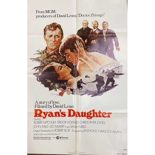 1106 - Cinema Poster:  Ryan's Daughter, MGM Studios, starring Robert Mitchum, Trevor Howard, etc., U.S.A., ... 