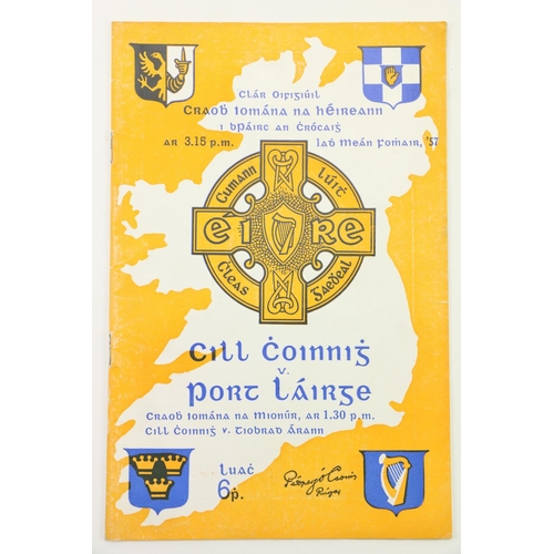 1144 - All-Ireland Hurling Final 1957 - Kilkenny v. WaterfordG.A.A.: Programme: Hurling 1957, Clair Oi... 