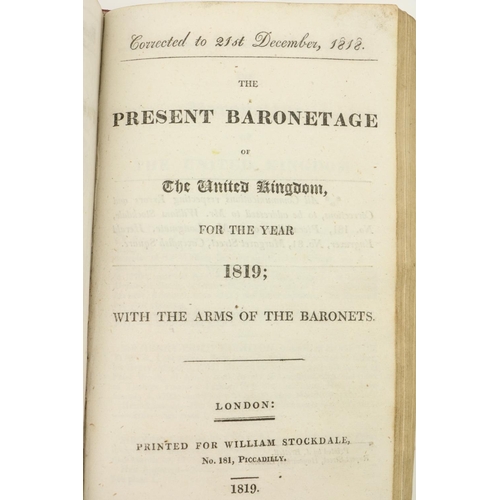 771 - With The East-India Register and DirectoryGenealogy: The Present Peerage,.. and Baronetage of the Un... 