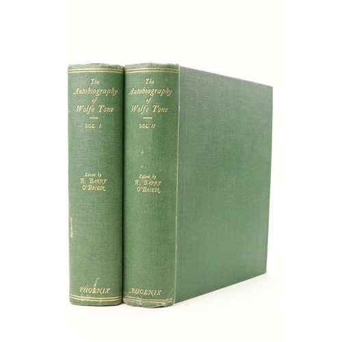 794 - 1798:  O'Brien (R. Barry)  The Autobiography of Theobald Wolfe Tone, 2 vols. thick ro... 