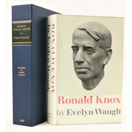 803 - Inscribed Edition from the AuthorWaugh (Evelyn) The Life of the Right Reverend Ronald Knox, 8vo... 