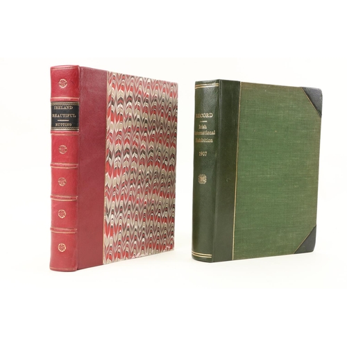 806 - Bindings: Record - The Irish International Exhibition 1907, sm. folio Dublin (Hely's) 1909. Por... 