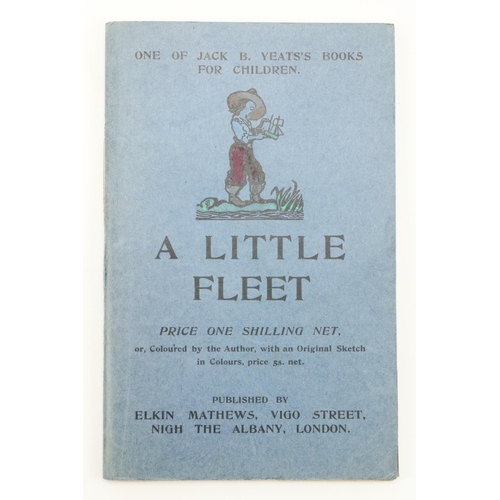 692 - Unique Copy with Portrait and Pictorial MessageYeats (Jack B.)  A Little Fleet. L., Elkin Mathews n.... 