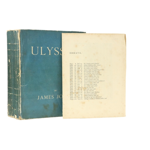 817 - First English EditionJoyce (James) Ulysses, 4to, L. (Egoist Press by John Rodker) 1922, Fi... 