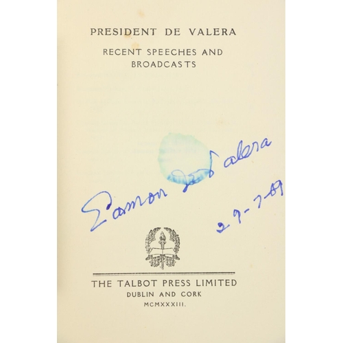 110 - [De Valera (Eamon)] Dwane (David T.) Early Life of Eamon de Valera, D. n.d. Third Edn., cloth & ... 