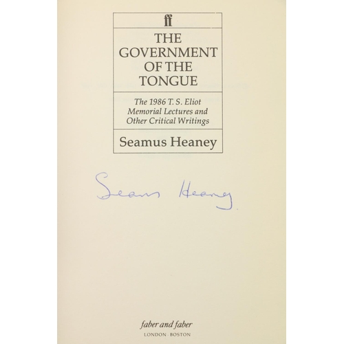 111 - Heaney (Seamus) Death of a Naturalist, 8vo Lond. 1966. First Edn. Third Impression, cloth; Wintering... 