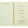 Association CopyEconomics: Stanley (W.) Commentaries on Ireland, The Cloncurry Prize Essays, 12mo D.... 