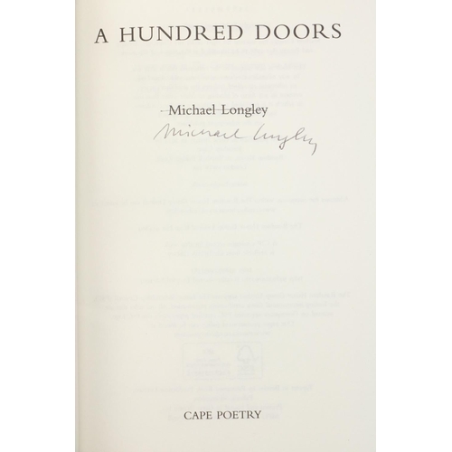 133 - Copies Signed by the AuthorLongley (Michael) Collected Poems, Lond. 2006 First Edn., Signed, orig. d... 