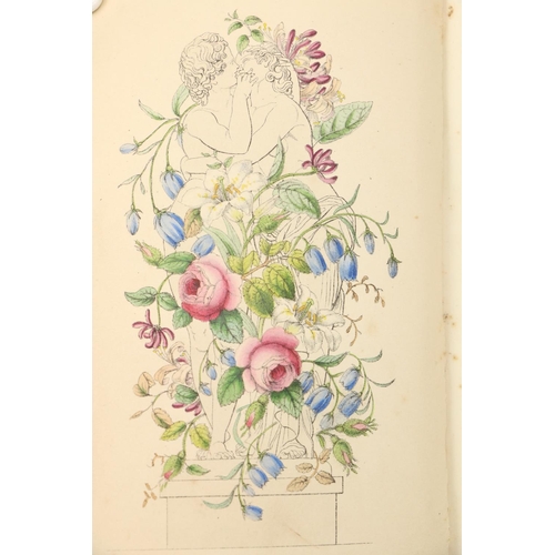 141 - Miller (T.) The Poetical Language of Flowers, sm. 8vo L. 1847 10 Hand-Coloured Plates, a.e.g., attra... 