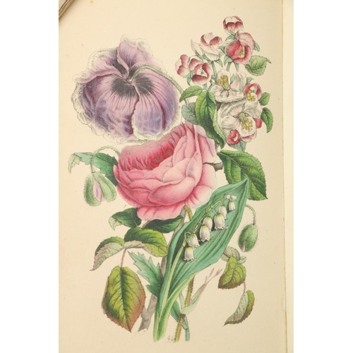 141 - Miller (T.) The Poetical Language of Flowers, sm. 8vo L. 1847 10 Hand-Coloured Plates, a.e.g., attra... 