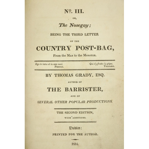 143 - Grady (Thomas) No. III or The Nosegay; Being the Third Letter of the Country Post-Ba, From the Man t... 