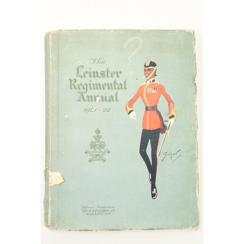 153 - Military:  Whitton (Lt. Col. F.E.)ed. The Leinster Regimental Annual, 1921 - 22, roy 8vo Aldershot 1... 