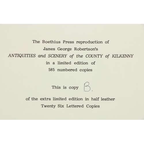 184 - Fine Limited Reproduction PlatebookRobertson (James George) Antiquities and Scenery of the County of... 