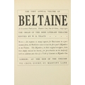 Yeats (W.B.)ed. Beltaine, An Occasional Publication 1899-1900. Three issue in one, May 1899; Februar... 