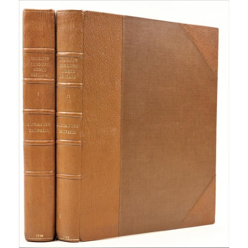 63 - Fine Sepia PlatesCampbell (Alex.) A Journey from Edinburgh through Parts of North Britain, 2 vols. l... 