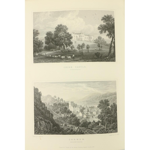 65 - Engraved Plates: Gastineau (Henry) Wales Illustrated (North & South), 2 vols. (4to L. Jones &... 