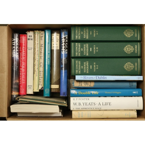 82 - Box: Irish interest: A collection of approx. 28 modern Irish mostly hardback volumes, & a few ot... 