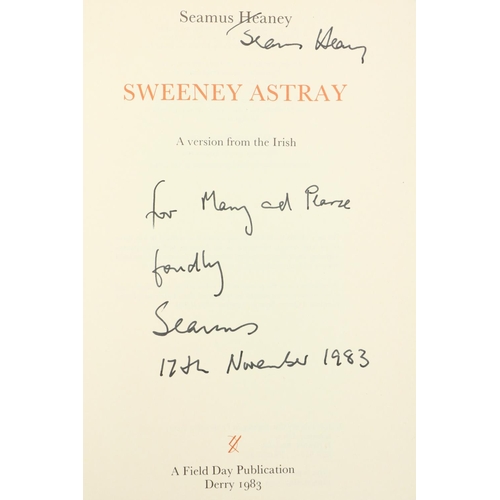 98 - Some Signed CopiesHeaney (Seamus) North, Lond. 1975, First Edn., Signed; Sweeney Astray, Derry 1983,... 