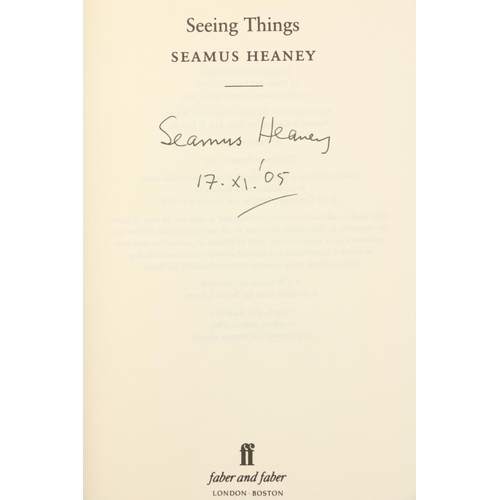 98 - Some Signed CopiesHeaney (Seamus) North, Lond. 1975, First Edn., Signed; Sweeney Astray, Derry 1983,... 