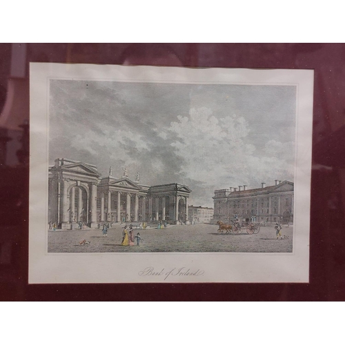 464 - After S.C. HallPrints: Four coloured Views in Dublin, to include:* Bank of Ireland* Trinity College*... 