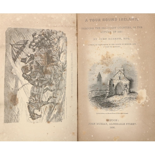 188 - Johnson (James) A Tour in Ireland; with Meditations and Reflections, 8vo Lond. 1844. First Edn., por... 