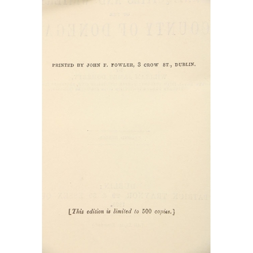 193 - Doherty (Wm. James) Inis-Owen and Tirconnell: Notes, Antiquarian and Topographical, First & Seco... 