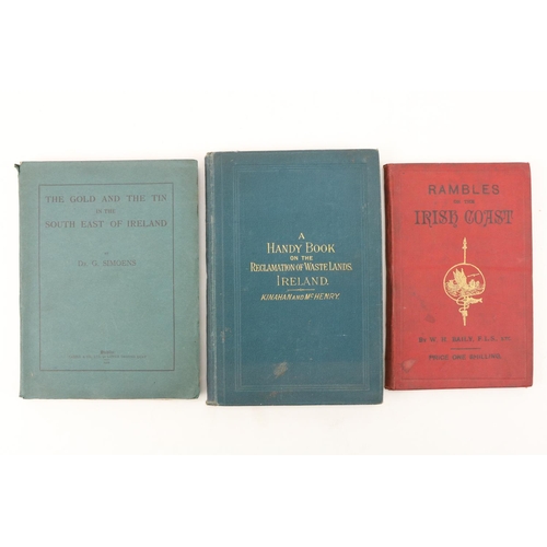 201 - Kinahan (G.H.) A Handy-Book of The Reclamation of Waste Lands, Ireland, sm. 8vo D. 1882 First Edn., ... 