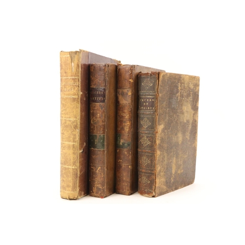 211 - Melmoth (Wm.) The Letters of Marcus Tullius Cicero, 2 vols. L. 1778, full calf; Cicero (M.T.) De Leg... 