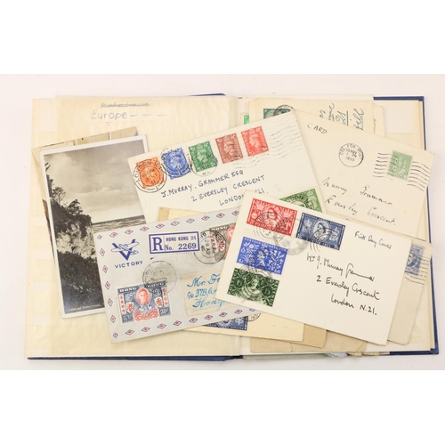 216 - Stamps: Four Stamp Albums, with stamps of the World, some early G.B.'s, black, blues, 1d reds, etc.,... 