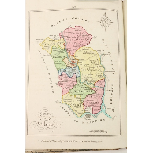 235 - With very fine hand coloured MapsAtlas:  Scale (Bernard)  An Hibernian Atlas, or Gneral Description ... 