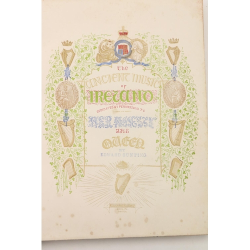 253 - Bunting (Edward) The Ancient Music of Ireland, Arranged for the Piano Forte To which is prefixed a D... 