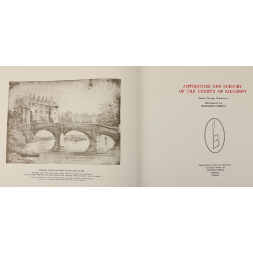 265 - Robertson (James George) Antiquities and Scenery of the County of Kilkenny, folio Boethius Press 198... 