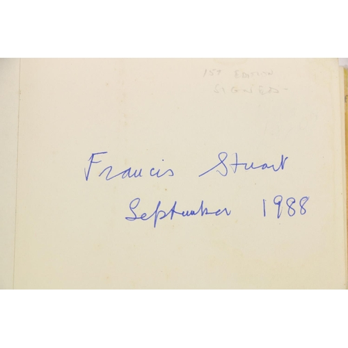 273 - Signed by Patrick Kavanagh's WifeStuart (Francis) A Hole in the Head, L. 1977. First Edn., Signed, &... 