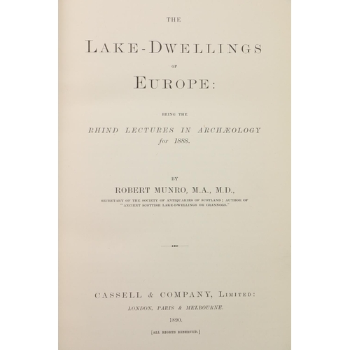 319 - Keller (Dr. Ferdinand) The Lake Dwellings of Switzerland and other Parts of Europe, 2 vols. L. 1878.... 