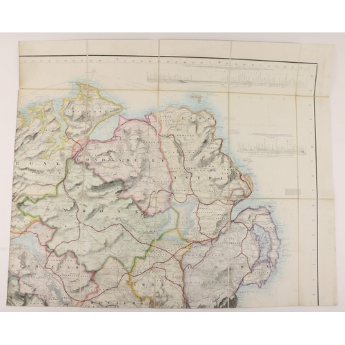 323 - Map: Railway Commissioners: A General Map of Ireland to Accompany the Report of the Railway Commissi... 