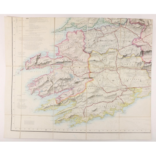 323 - Map: Railway Commissioners: A General Map of Ireland to Accompany the Report of the Railway Commissi... 