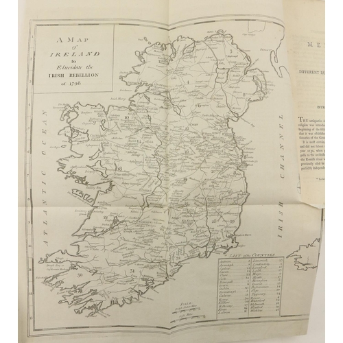 337 - 1798: Musgrave (Rich.) Memoirs of the Different Rebellions in Ireland, 4to D. 1801. First Edn., lg. ... 