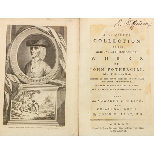 351 - Medical interest: Elliot (J.) A Complete Collection of the Medical and Philosophical Works of John F... 