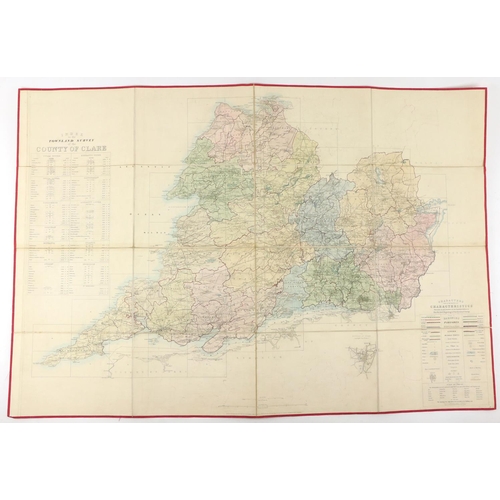 378 - All Fully Hand-ColouredIrish Maps: Index to the Townland Survey of the County of Sligo, folding line... 