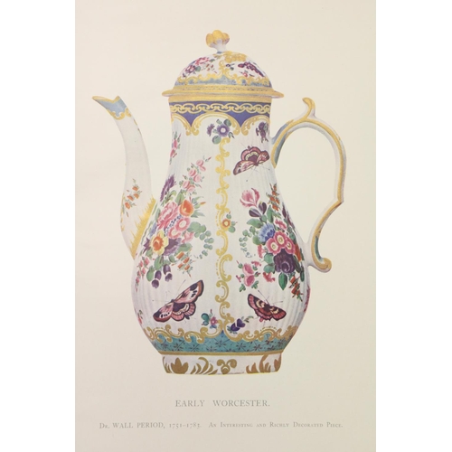 410 - Collectors interest: Binns (W. Moore) The First Century of English Porcelain, lg. thick 4to Lond. 19... 