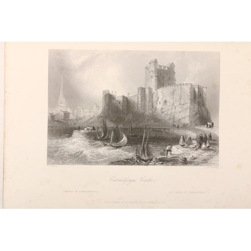 412 - Engraved Plates:  Bartlett (W.H.)  The Scenery and Antiquities of Ireland, 2 vols. in one, lg. 4to L... 