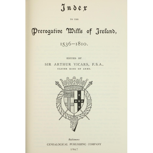 316 - Genealogy: Eustace (P. Beryl)ed. Registry of Deeds Dublin - Abstract of Wills (1708 - 1832),  3 vols... 