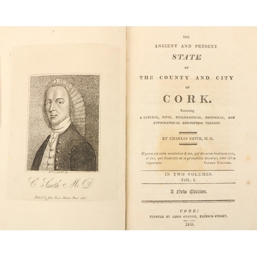 441 - Smith (Chas.) The Ancient and Present State of the County and City of Cork, 2 vols. Cork (J. Connor)... 