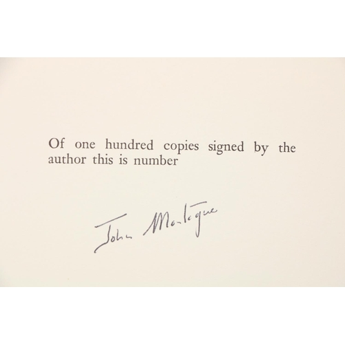 469 - Montague (John) Patriotic Suite, 8vo, D. (The Dolmen Press) 1966, Signed Ltd. Edn., of 100 copies, i... 