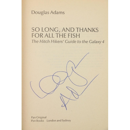 479 - Adams (Douglas) The Hitchhikers Guide to the Galaxy, 8vo N.Y. (Harmony) 1979, boards & d.j, also... 