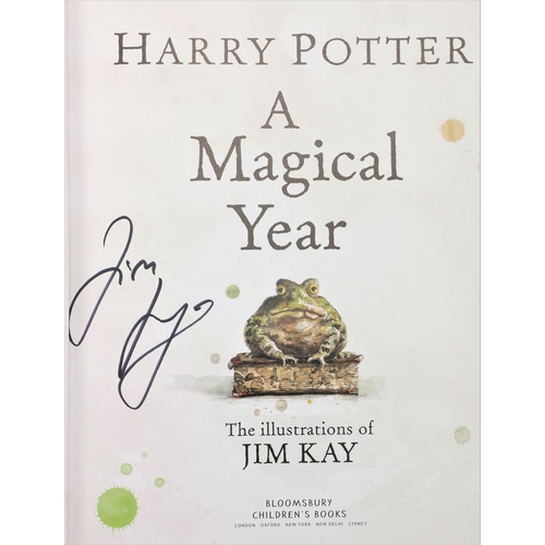 482 - Signed by the IllustratorKay (Jim) illus.  Harry Potter, A Magical Year, A Spellbinding Moment for E... 