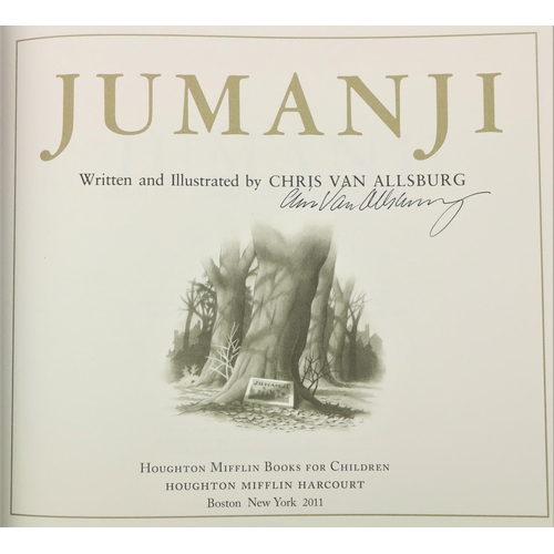 483 - 30th Anniversary EditionVan Allsburg (Chris) Jumanji - 30th Anniversary Edition, oblong 4to, Boston ... 