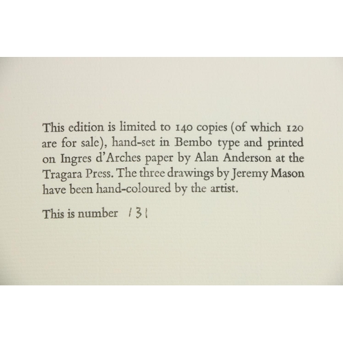 549 - [Wilde (Oscar)] Oscar Wilde on Vegetarianism, an Unpublished Letter to Violet Fane, 8vo, Tragara Pre... 