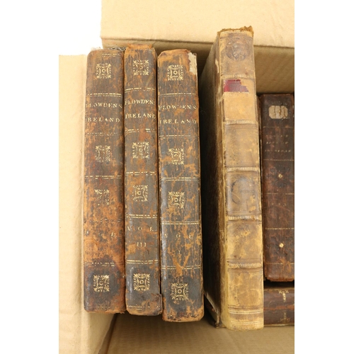 562 - Box: Leather Bound Volumes mostly Irish interest: Smith (Adam) An Inquiry into the Nature and Causes... 