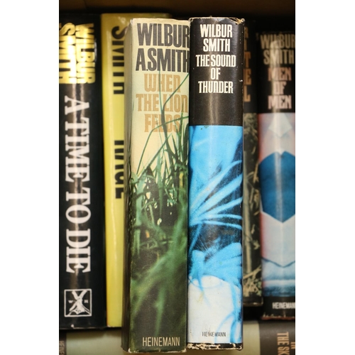 563 - Modern Novels: Smith (Wilbur) When the Lion Feeds, Lond. 1964; The Sound of Thunder, Lond. 1966; Sho... 